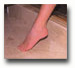 Heated bathroom floor.