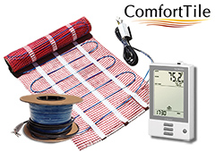 ComfortTile floor heating systems.