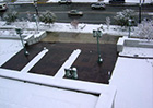 Radiant heated ramp and walkways.